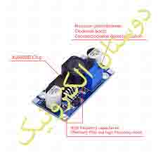 کاهنده ولتاژ LM2596 DC TO DC ماژول تغذیه