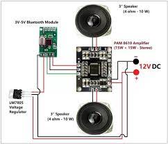 آمپلی فایر بدون پتانسیومتر PAM8610