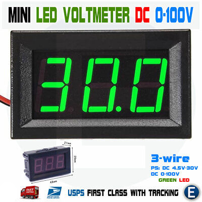 ولت مترسبز قاب دار سه سیمه 0v-100v GREEN