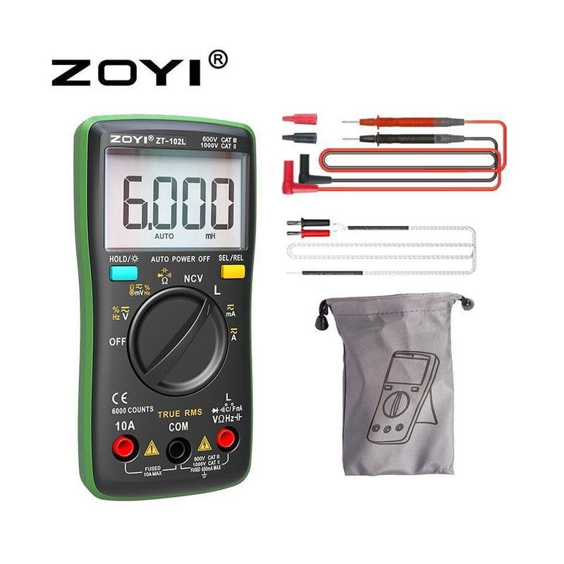 میگر LCR و مولتی متر ZOYI-ZT-102L