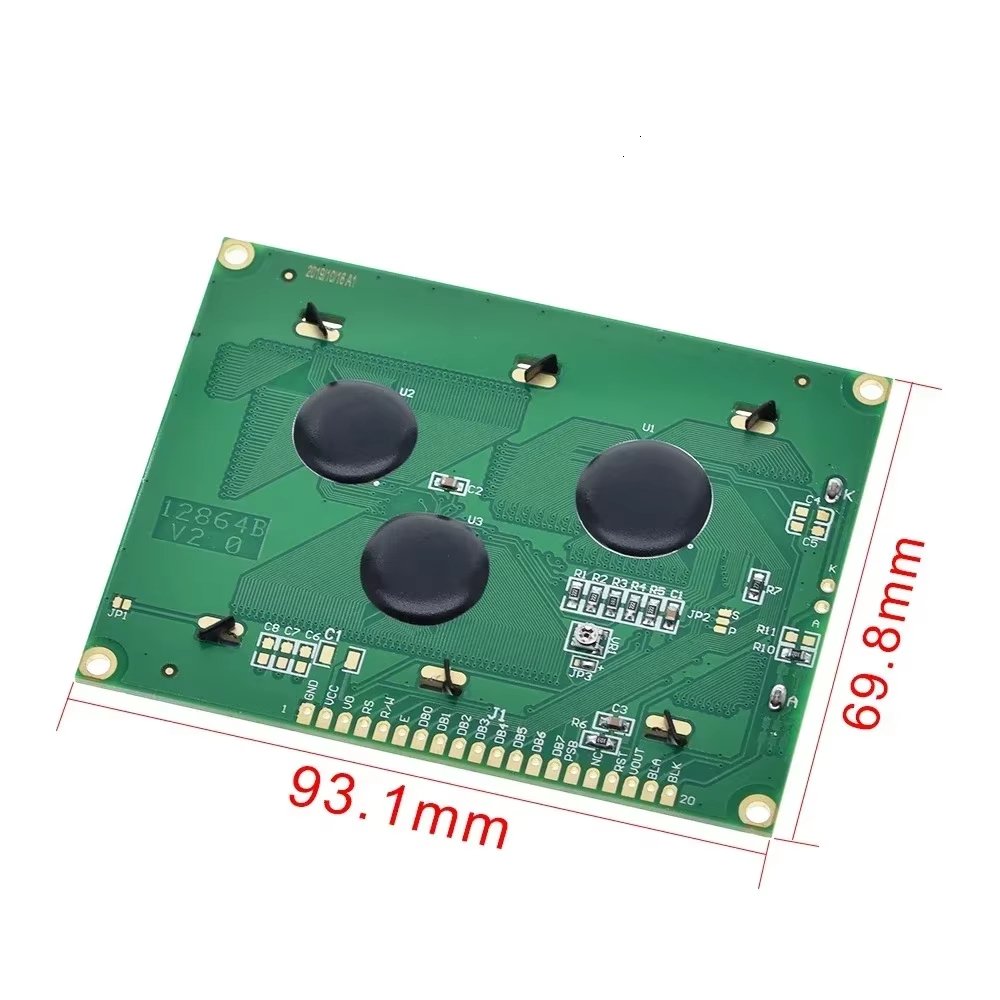 LCD-12864 Blue 128*64 نمایشگر