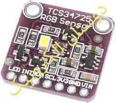 تشخیص رنگ TCS34725 RGB sensor ماژول