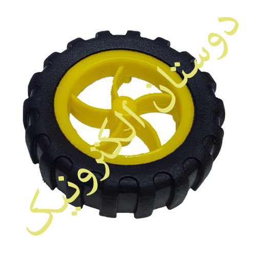 چرخ ربات باریک 5CM