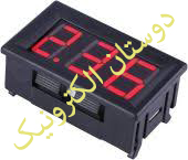 آمپر متر 10A DC RED