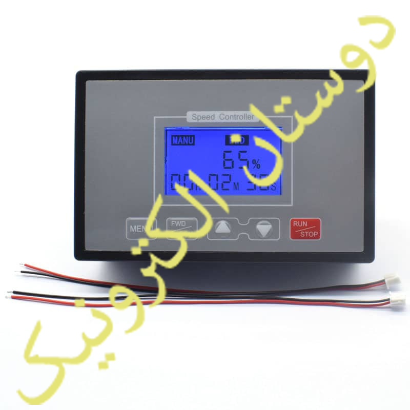 کنترل دور موتور PWM با نمایشگر LCD و جریان 60 آمپر