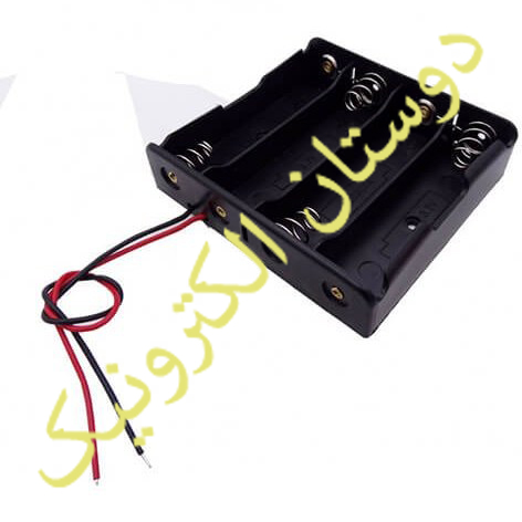 جای باتری چهار تایی لیتیوم یون 3.7V