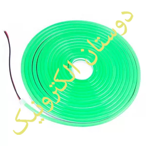 LED ریسه نئون فلکسی سبز 12VDC