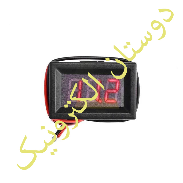 ولت متر کوچک قابدار 0.36 (سرخ) DC دو سیمه DSN-DVM-368K