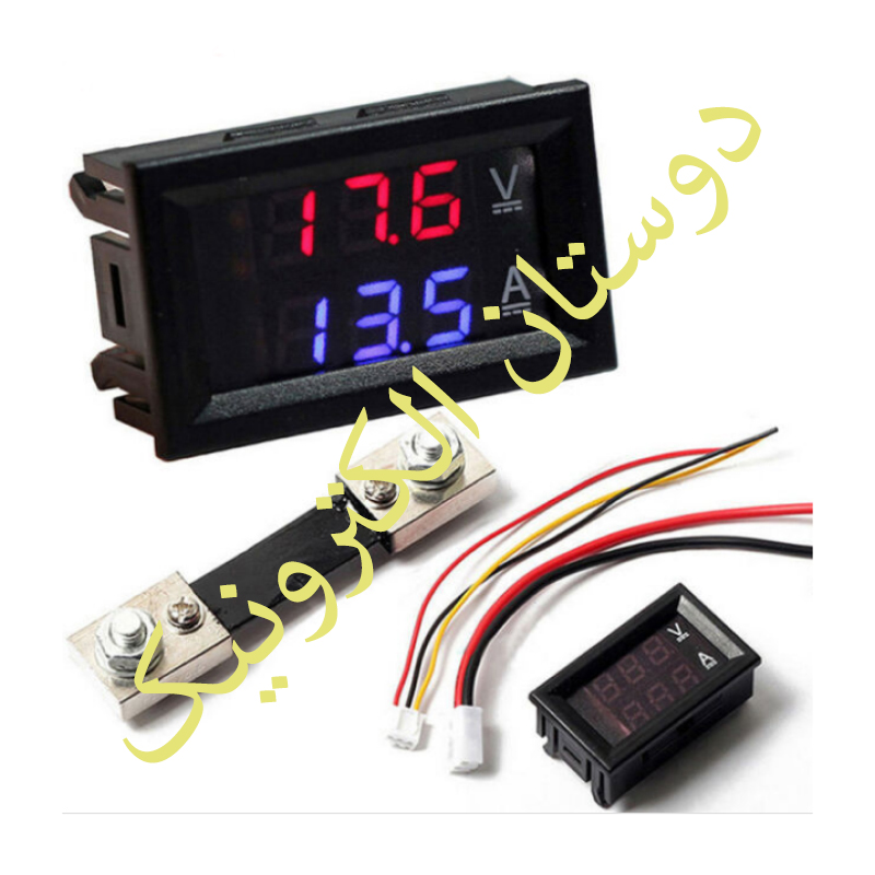ولت متر،آمپر متر شنت دار 100V 50A DC