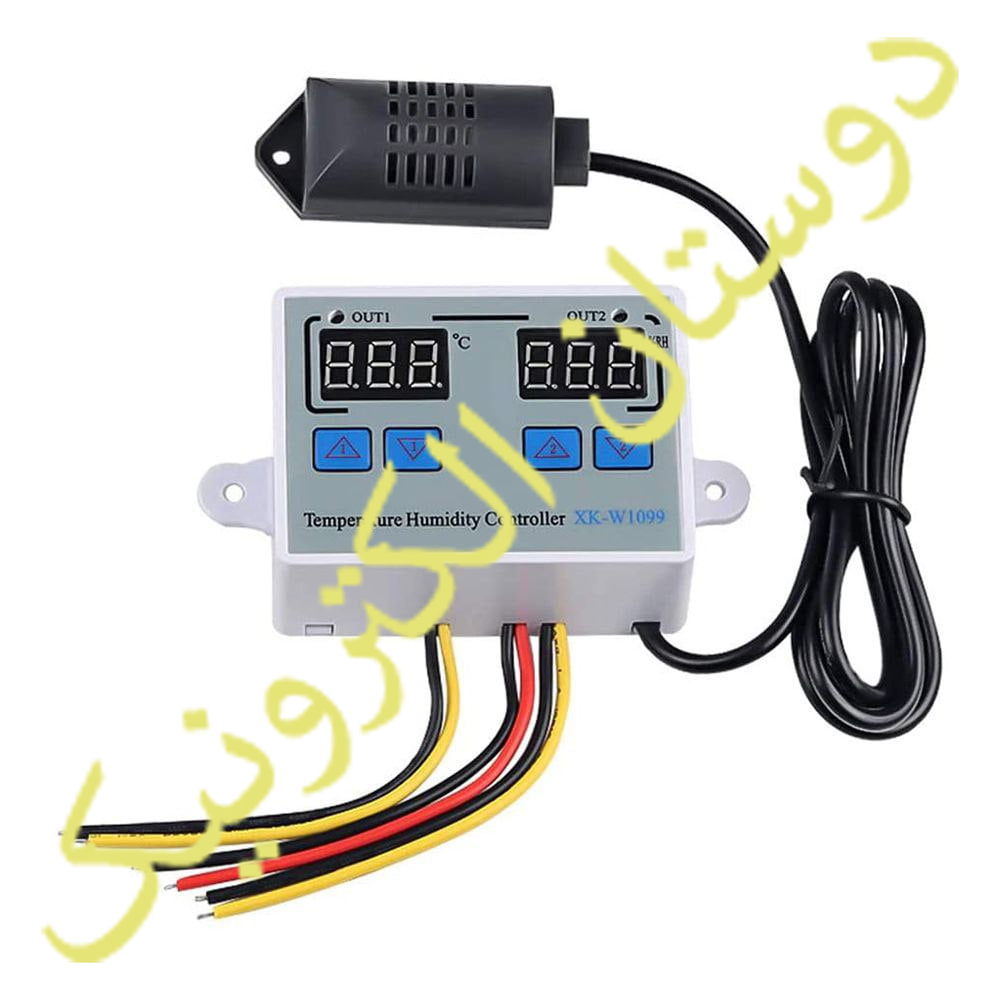 ترموستات دما و رطوبت XK-W1099 مدل DC 12V