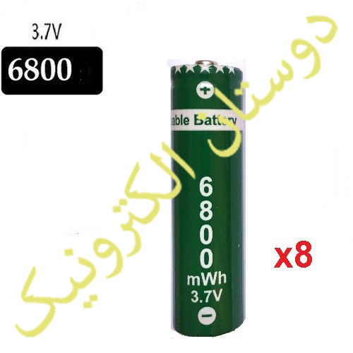باتری لیتیوم 3/7V  6800mw|h
