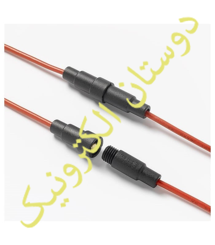 جای فیوز سیم دار بین راهی خورد 5X20MM