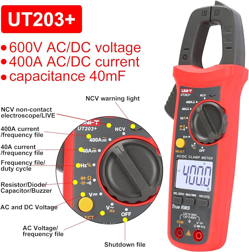 مولتی متر یا میگر +UT203