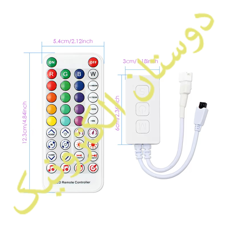 کنترلر LED دیجیتال بلوتوثی SP611E کنترلر LED دیجیتال بلوتوثی SP611E