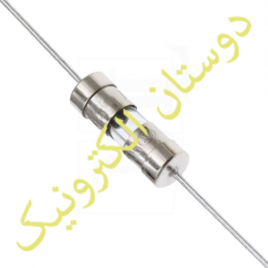 فیوز شیشه یی 2 آمپر سیم دار