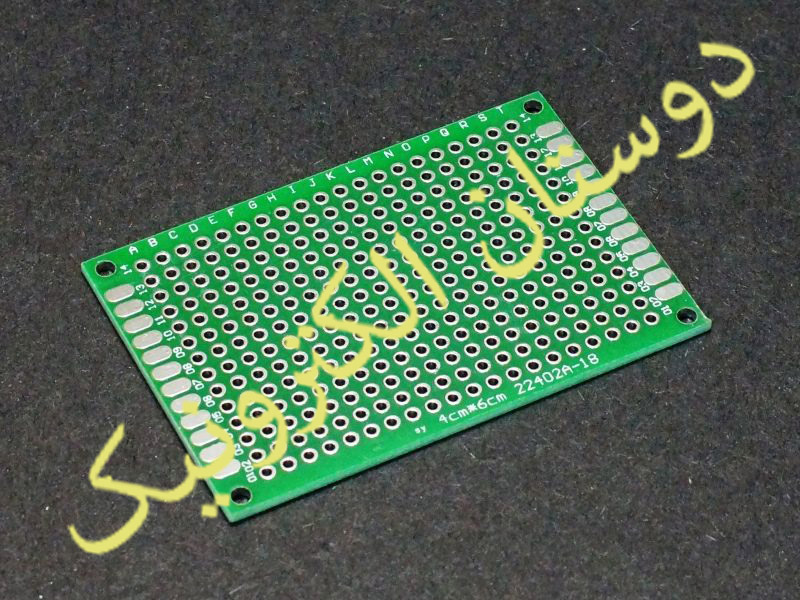 فبر PCB 4*6CM سبز