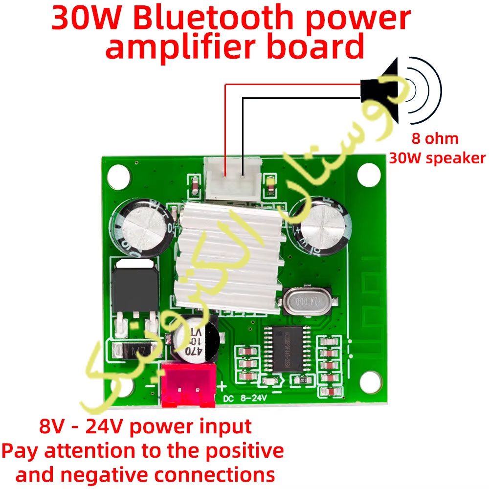 Bluetooth 30W Amplifier آمپلی فایر