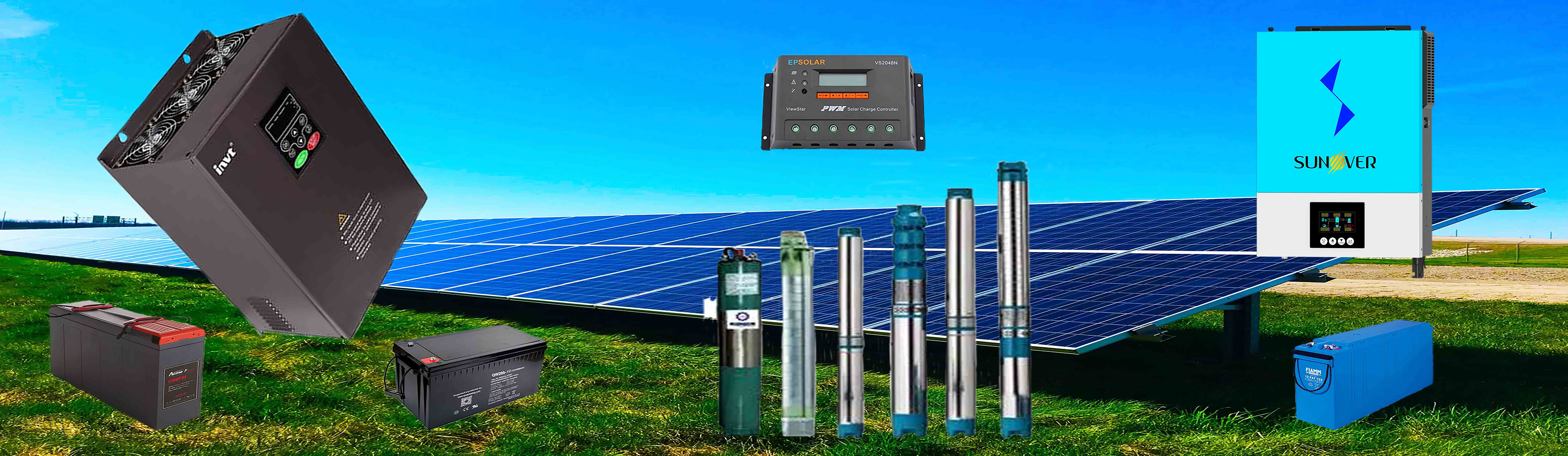 SOLAR PUMP INVERTER HYBRID BATTRY